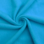 Turquoise Solid Anti-Pill Fleece Fabric